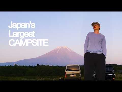 camping at the base of mt. fuji | fumotoppara with family