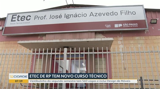 Etec de Ribeirão Preto, SP, abre 560 vagas e terá curso novo no Vestibulinho