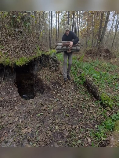 27K views · 529 reactions | Building a hidden bushcraft home inside giant tree roots for a snug and safe survival spot. ✨蝹#wildlife #adventure #camping #diy #nature #asmr #bushcraft #survival #fblifestyle | Toy Kar | Facebook