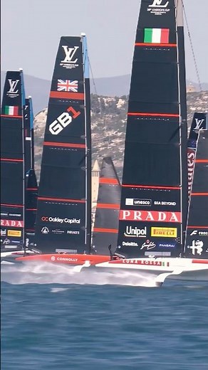 Insane Foiling Speeds! 🚀 #Sailing #AC38