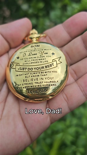 For the father who wants his son to carry his love forever. This is the perfect gift — timeless, heartfelt, unforgettable. 💞 Order now -> https://sugarsmiles.co/products/tomysonfromdad | Sugar Smiles