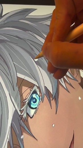 Jujutsu Kaisen Gojo ASMR Drawing Video