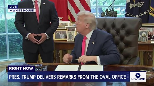 9.2K views · 244 reactions | President Trump signed a proclamation honoring the 90th anniversary of the signing of the Social Security Act, touting his administration's reforms to the program. https://abcnews.link/CVWU3vE | ABC News Politics | Facebook