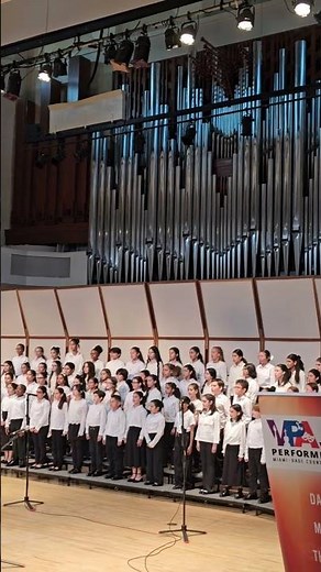 "2026, Supertintendent's Elementary Honors Chorus" singing, "Tyger"...part 1.