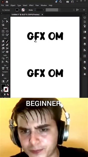 GFX OM on Instagram: "How to make text stroke effect easily using Photoshop 2025"