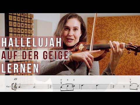 Hallelujah auf der Geige lernen | Tutorial inkl. Fingerübungen