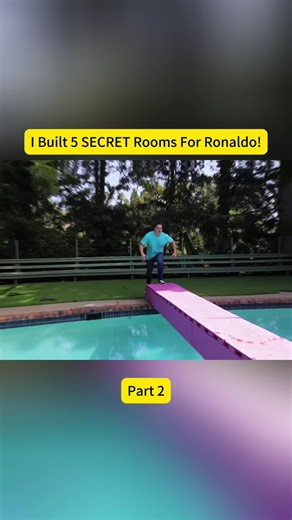 I Built 5 SECRET Rooms For Ronaldo!#challange #secretroom #topperguild #fyp #viral