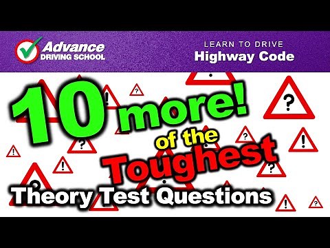 10 More of the Toughest Theory Test Questions | Highway Code