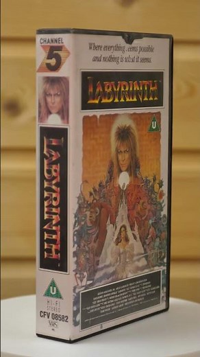 Labyrinth VHS (1986) | David Bowie Cult Classic | MANCAVE360 Ep05