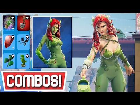 BEST POISON IVY SKIN COMBOS! | Fortnite