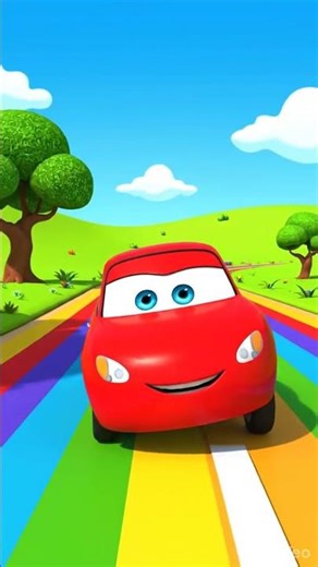 🚗 Happy Red Car Adventure😄 Funny Red Car Cartoon for Kids🌈 Cute Red Car | Kids Animation