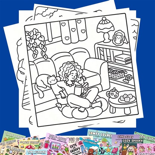 Coloring Book BUNDLE. 10000  Coloring Pages, Instant Download, Easy Use, Design for Kids and Adults. Digital Coloring or Print and Coloring. - Etsy