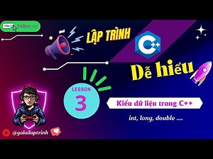 3. Kiểu dữ liệu trong C++ - Các kiểu dữ liệu cơ bản - giải thích Kiểu dữ liệu cơ sở C++