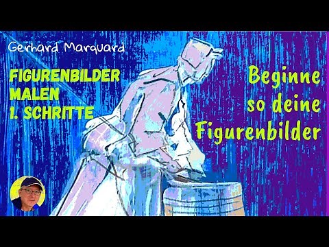 Menschen malen mit Acrylfarben - 1. Schritte