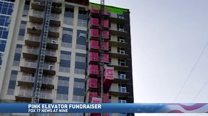 "Pink Elevator" raising money for breast cancer research opens in The Gulch