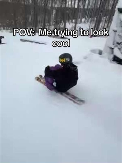 I thought i could be cool @Numbskull_co @Braden F 🎥#frontflip #fyp #viral #snowtrails #skitok