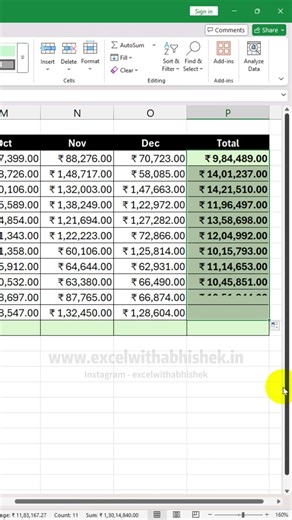 Excel Shorts | Excel Tips and Tricks | #02 #excel #exceltips #exceltricks