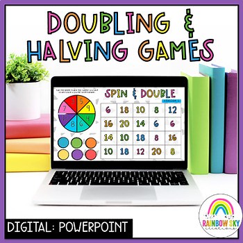 Doubling and Halving Games: Powerpoint Slides - Digital Maths Slides