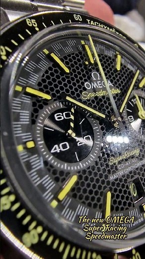 NEW OMEGA SUPER RACING SPEEDMASTER HANDS ON