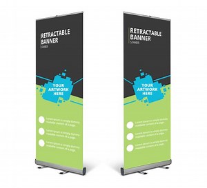 [Hot Item] High Quality Aluminum Retractable Banner Stands Retractable Banner Stand Roll up Trade Show Display