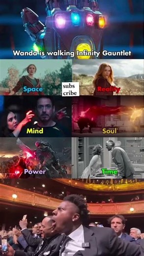 Wanda Has Power of All infinity Gauntlet🤯🗿 #wanda #endgame #marvel #mcu #trending #viral #shorts