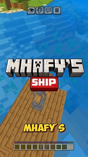 Build a WORKING Pirate Ship in Minecraft! 🏴‍☠️🚢 (Part 13) #Shorts
