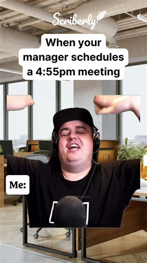 When Your Manager Schedules a 4:45PM Meeting 😭 | Office Meme