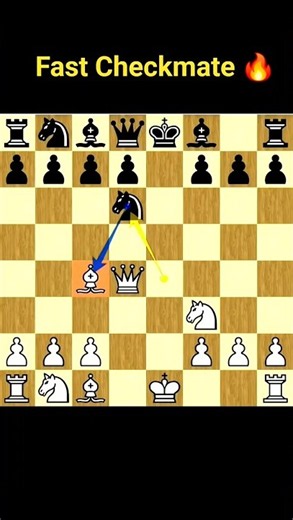BRILLIANT Chess Opening Trap For White 🔥| #shorts #chess #ChessTricks