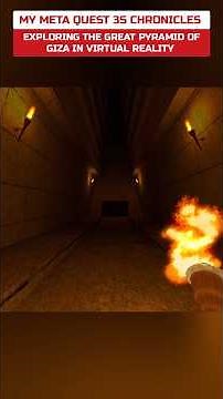 I explored Giza's pyramids in VR and found something ancient #VR #Exploration #History