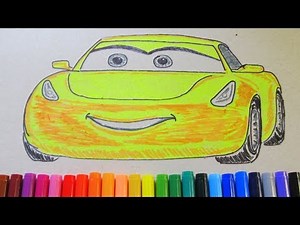 How to draw CRUZ RAMIREZ Disney Pixar CARS 3