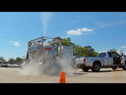 Blowing up C-4 in Charleston County Bomb Squad's TCV