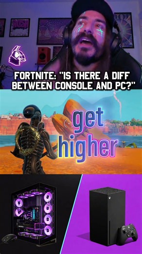 Console vs. PC: #FORTNITE