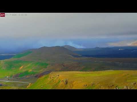 Jul 17, 2025: New Volcanic Eruption in Grindavik, Iceland in 4K Ultra HD (Cam D)