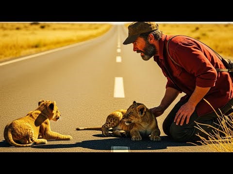 Wild Lion Cubs Never Approach Humans. When These Two Did, He Realized Why.