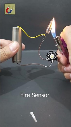 DIY Fire Detector | Fire Sensor #shorts