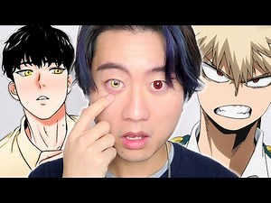 I tried 8 different types of Coloured Contacts meant for Cosplay