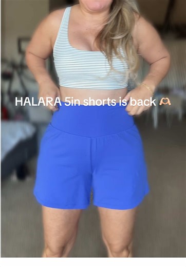 The best yoga shorts on the planet are back. Built in biker shorts, pockets, high waistband. These are the longer 5