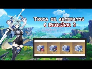 Troca de Artefatos (Relicário) - Genshin Impact