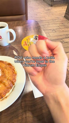 viltrum has no need for cutlery