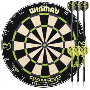 Buy Winmau Michael van Gerwen MvG Diamond Dartboard & Darts Set | Dartboards and dart cabinets | Argos