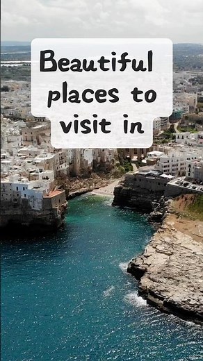 PUGLIA ITALY MUST VISIT 🇮🇹 🤩- Italy’s Dream Destination #shorts