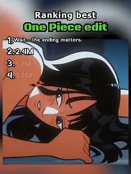 Ranking Best One Piece Edits - The Ending Will Shock You! 😱 #onepiece #anime #shorts