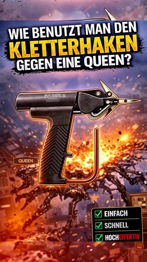 How to use the grappling hook against a Queen? | Arc Raiders #arcraiders #tutorial #shorts