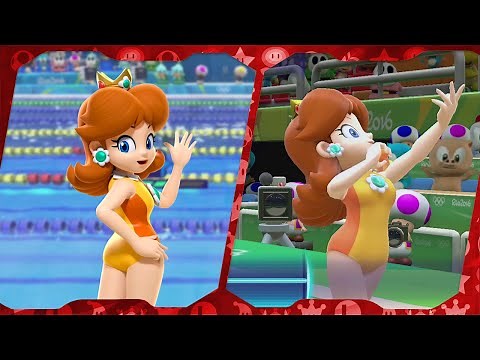 All 17 Events (Daisy gameplay) | Mario and Sonic at the Rio 2016 Olympic Games for Wii U ᴴᴰ