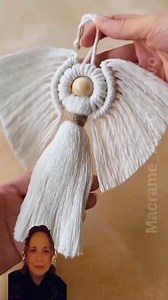 !Tutorial Angelito de Macramé! #macrame #decoration #handmade #diyprojects #ideas #macrametutorial #diy #design #homedecor #fb #reels #home #decor #tutorial #diyprojects #design #innovations #tejidos | Macramé & Arte Creativo