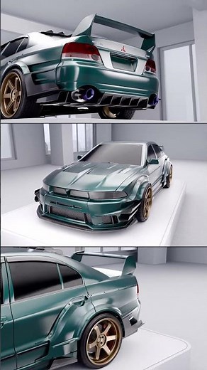 Mitsubishi Galant 8th gen 1998-2006 Edge bodykit by PeckMill design #automotive #widebody