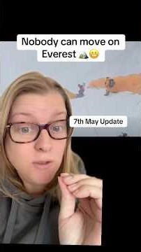 It’s a whiteout for Everest 2026 right now. The weather is terrible and nobody can move #everest2026