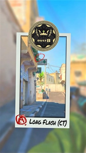 Dust2 A Long Pop Flash (CT) | CS2 Utility Guide