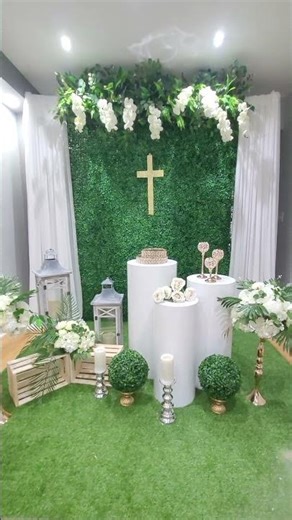 First Holy Communion and Baptism backdrop decoration