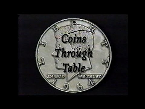 David Roth Coins Through Table